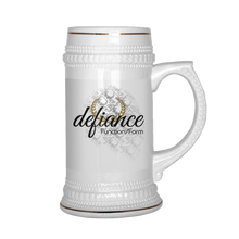 White Defiance Beer Stein